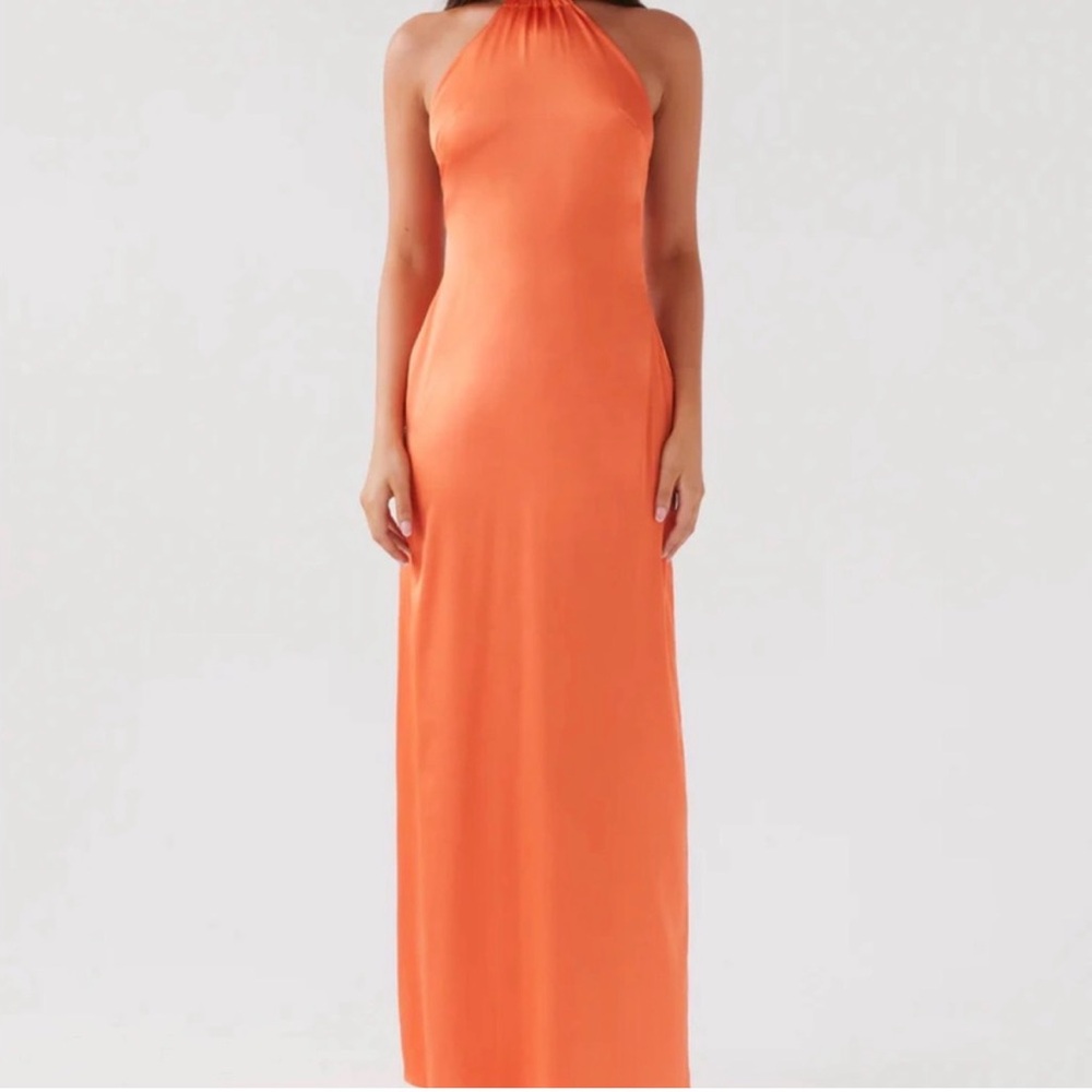 Peppermayo Vibrant Orange Maxi Dress